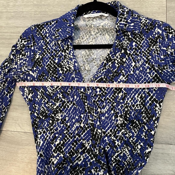 Authentic Diane Von Furstenberg Animal Print Wrap Dress - Picture 10 of 15